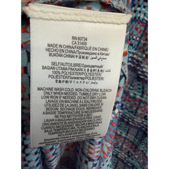 Bcbgmaxazria Alicha Maxi Dress Blue Plaid Maternity Friendly Women's 2 New - Picture 16 of 16